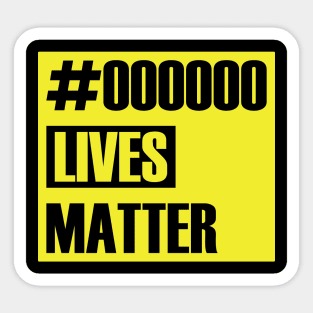 Black Lives Matter RGB Version Sticker